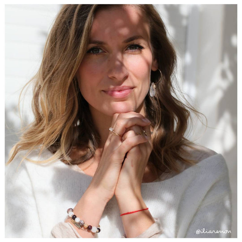 bracelet cycle feminin - Ilia Renon & DeepStones