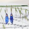 lapis lazuli - boucles d oreilles pierres naturelles - DeepStones Lithothérapie
