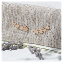 Boucles d'oreilles étoile plaqué or