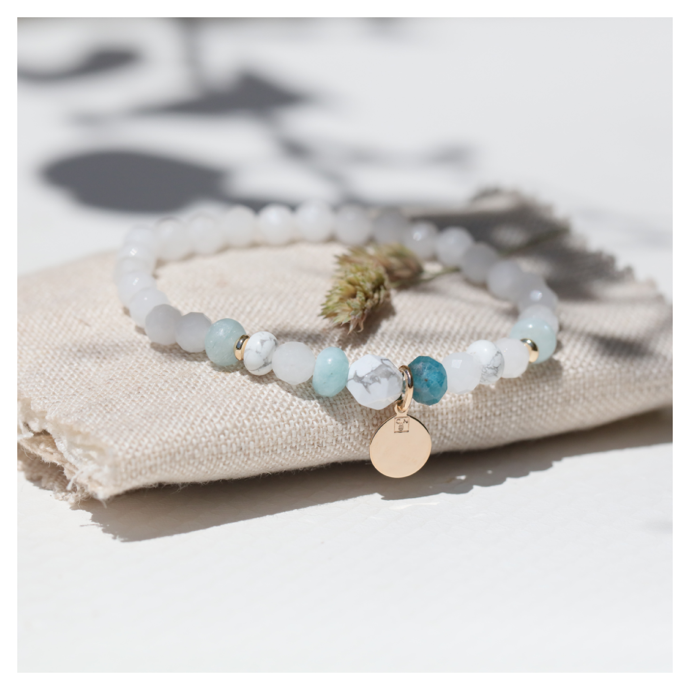  Bracelet pierres naturelles jade 