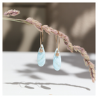 larimar Boucles d'oreilles larimar ★ bijou pierre naturelle ★ DeepStones