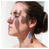 lapis lazuli bijoux - boucles d oreilles pierres naturelles - DeepStones Lithothérapie
