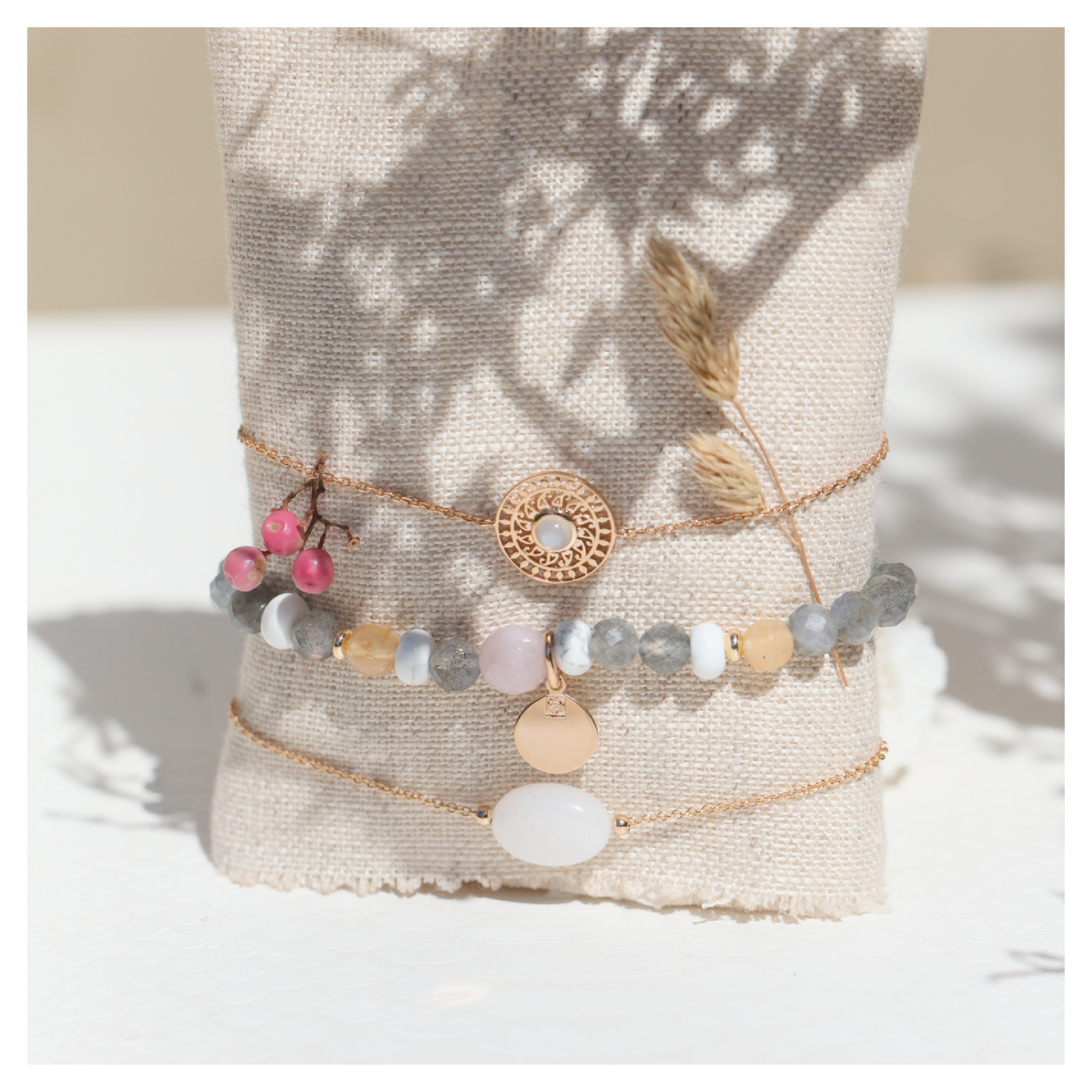 bracelets pierres