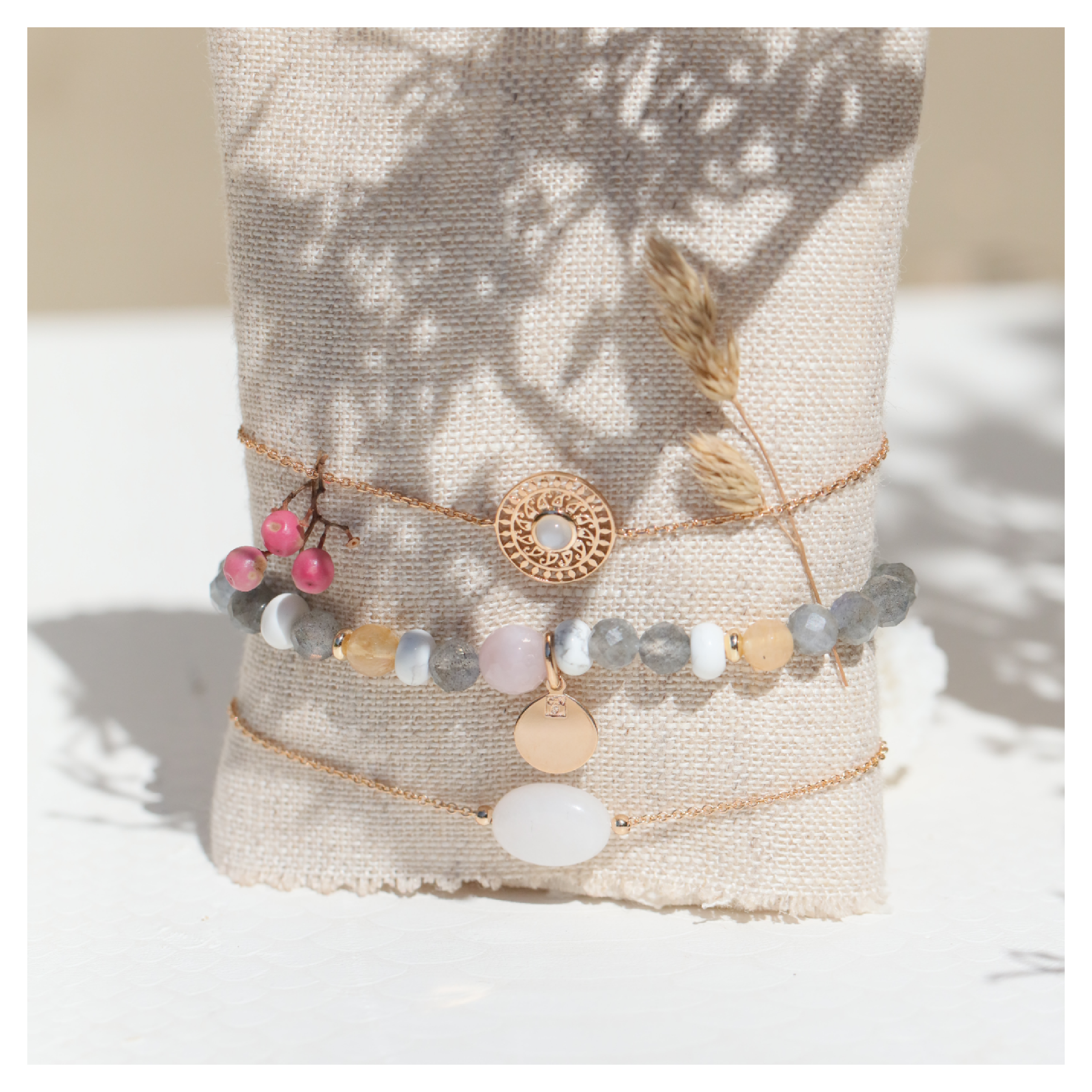 bracelets pierres