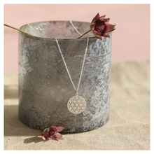 Collier Fleur de vie - argent