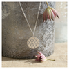 fleur de vie argent - bijoux DeepStones Lithothérapie
