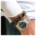bijou homme pierre naturelle