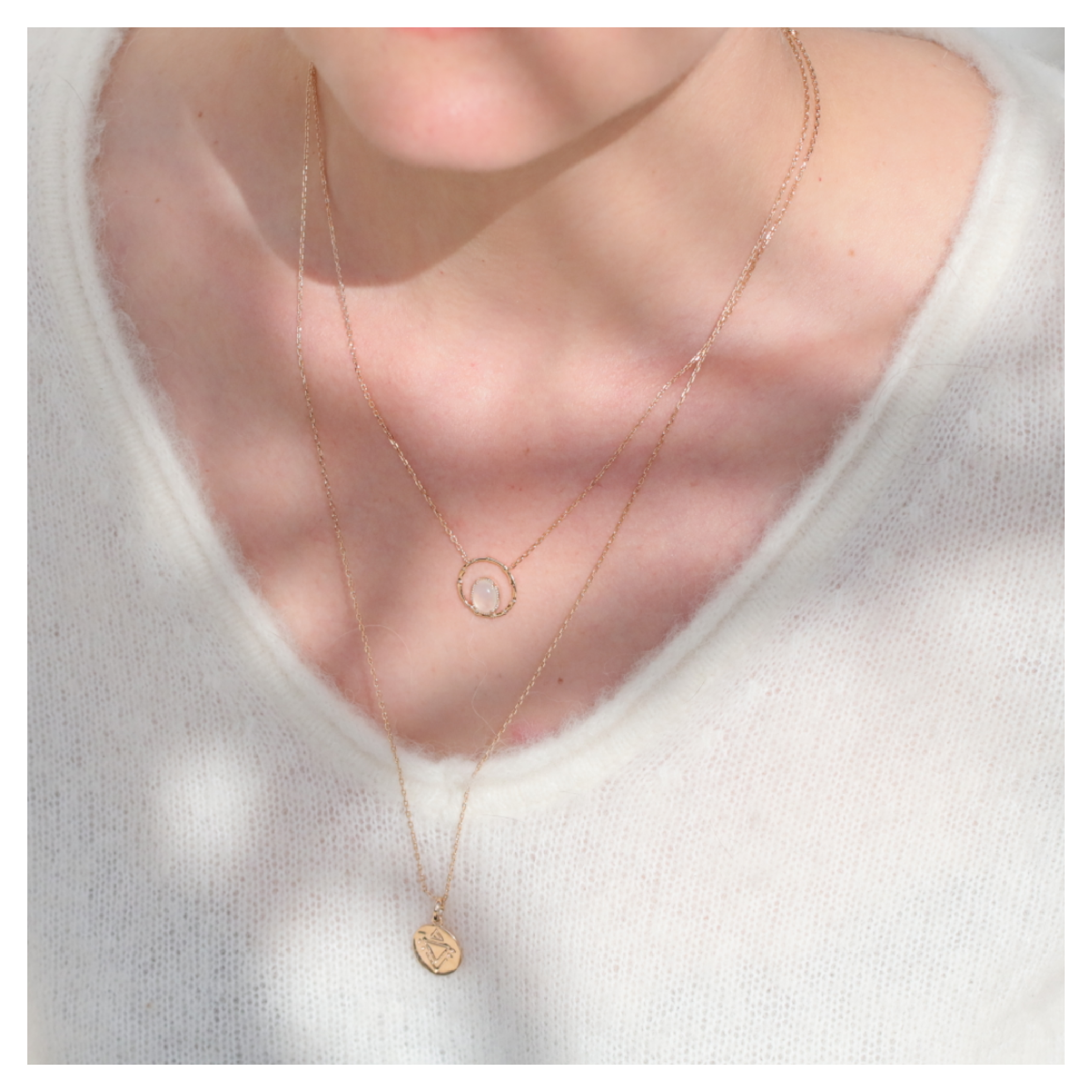 Collier bohème ethnique plaqué or - Nomad Soul