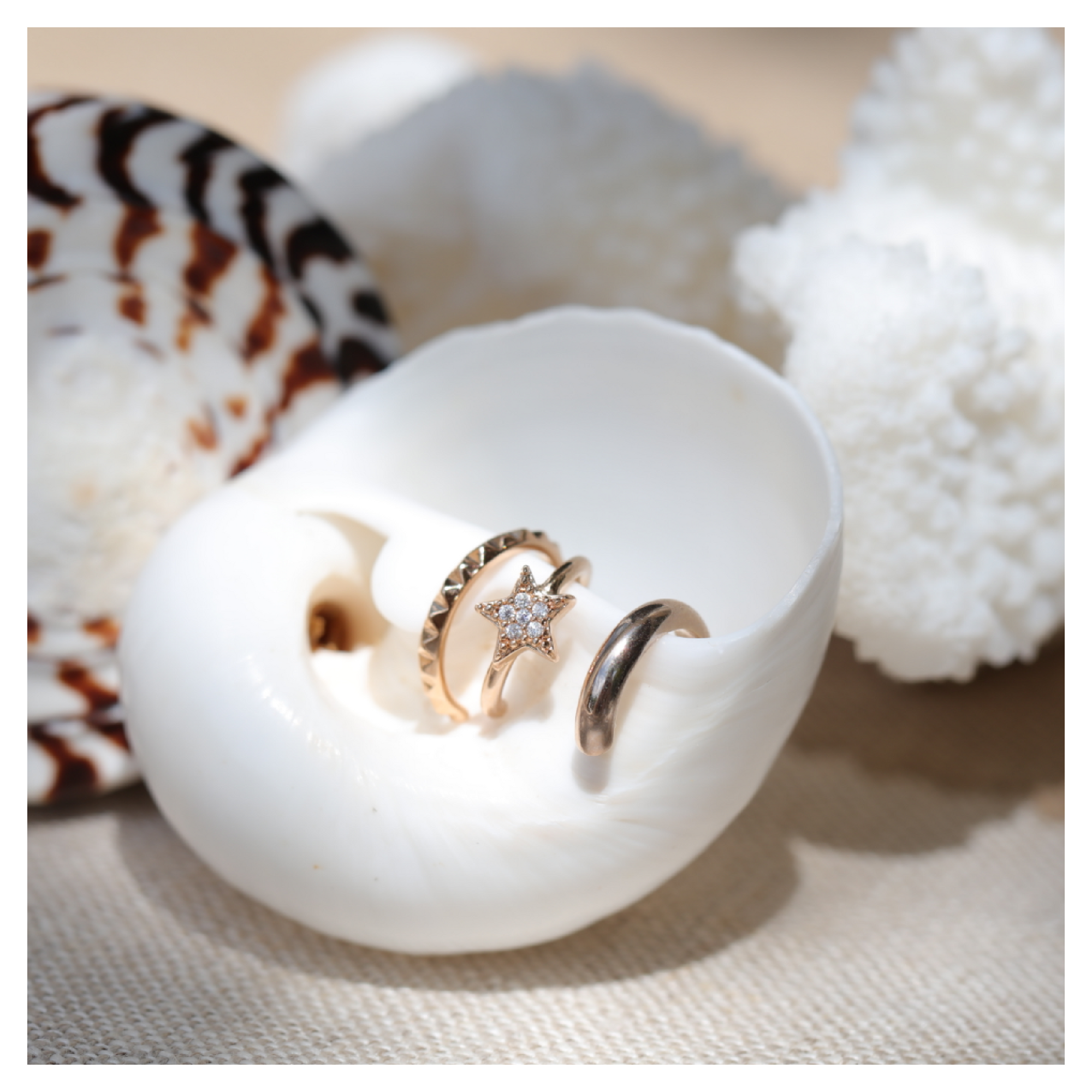Bague d'oreille earcuff ROCK