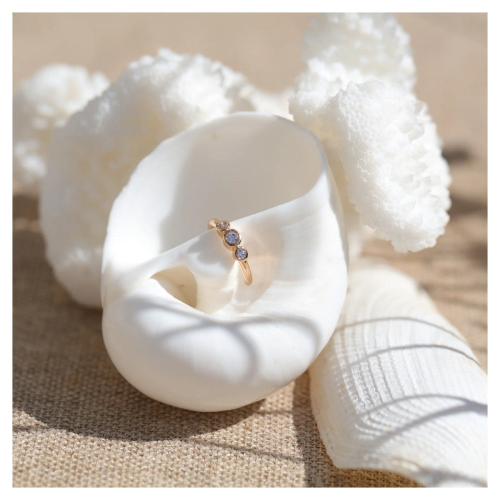 earcuff gold plated zircon, Bague d'oreille plaqué or