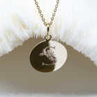 Médaille de baptême civil fille initiale